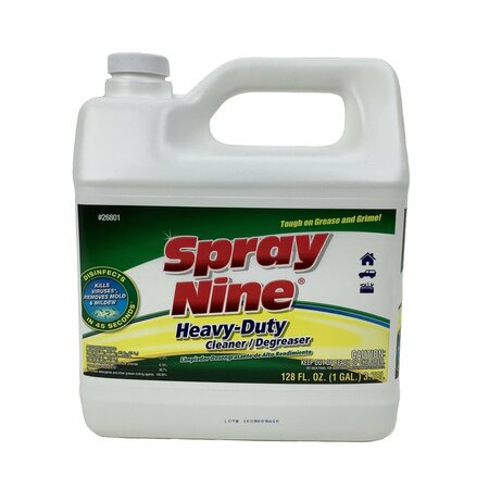 Permatex Cleaner, Multi-Purpose, Disinfectant, Spray Nine, 1 Gal Capped Bottle 26801